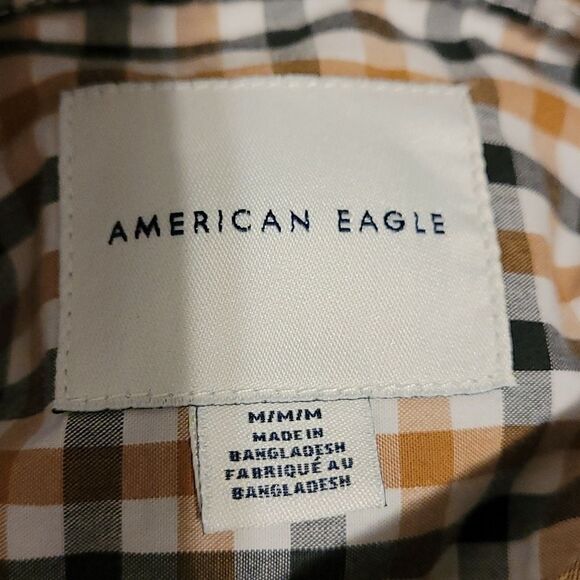 American eagle men's long sleeve button up shirt - Picture 4 of 7